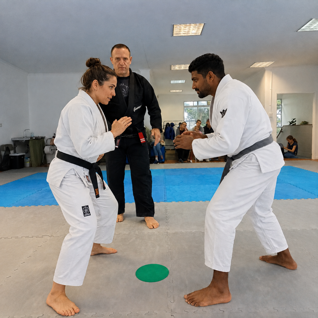 Jiu Jitsu training with Jason Gregoriades at Maximillian Jiu Jitsu